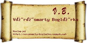 Vörösmarty Boglárka névjegykártya